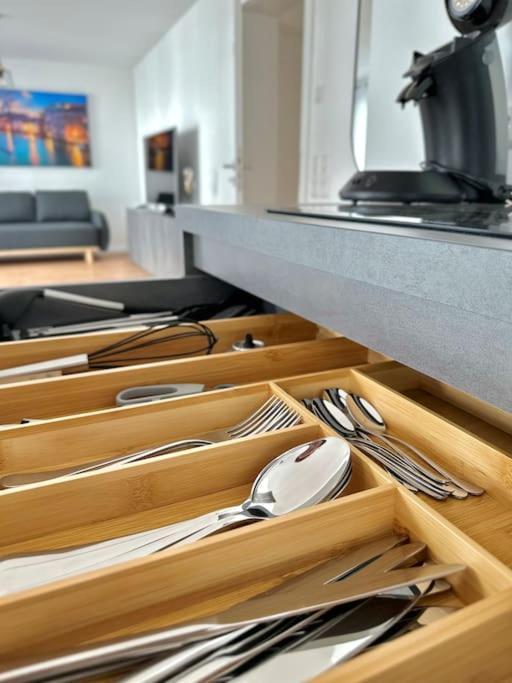 Amao-Pearl I Comfort Suite I 94Qm I Kingsize-Bett I Exklusiv Mit Balkon & Tiefgarage I Aufzug Offenburg Eksteriør billede
